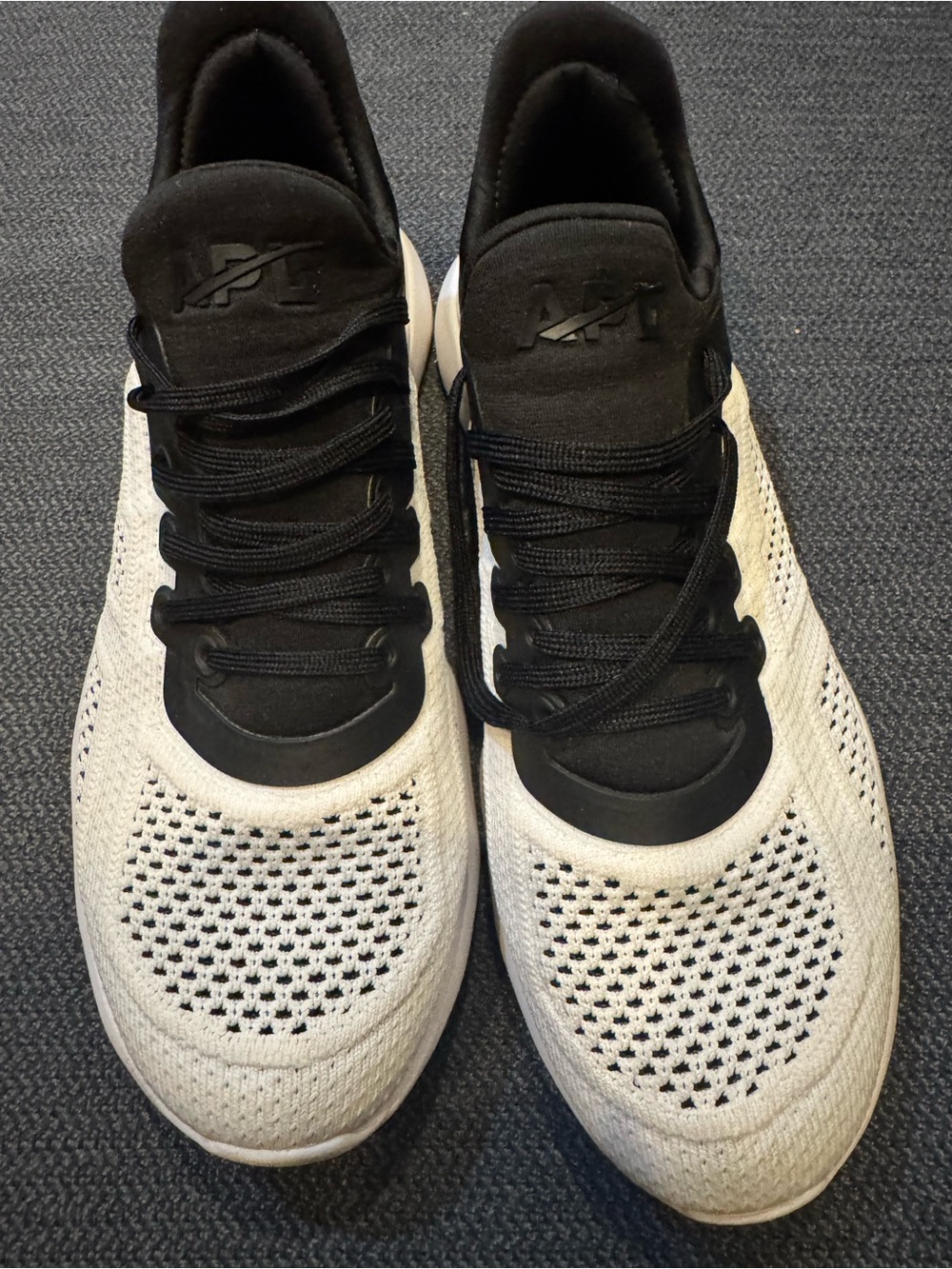 APL Women’s Black and White Knit Running Sneakers